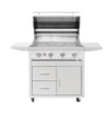Summerset Grills Sizzler Pro Deluxe 32" Freestanding Grill Cart (CART ONLY) thumbnail