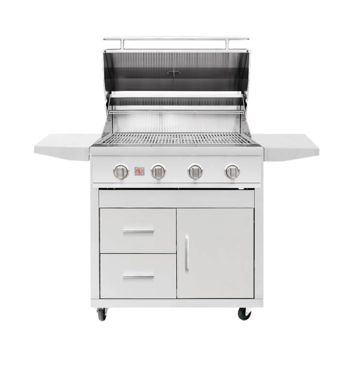 Summerset Grills Sizzler Pro Deluxe 32" Freestanding Grill Cart (CART ONLY)