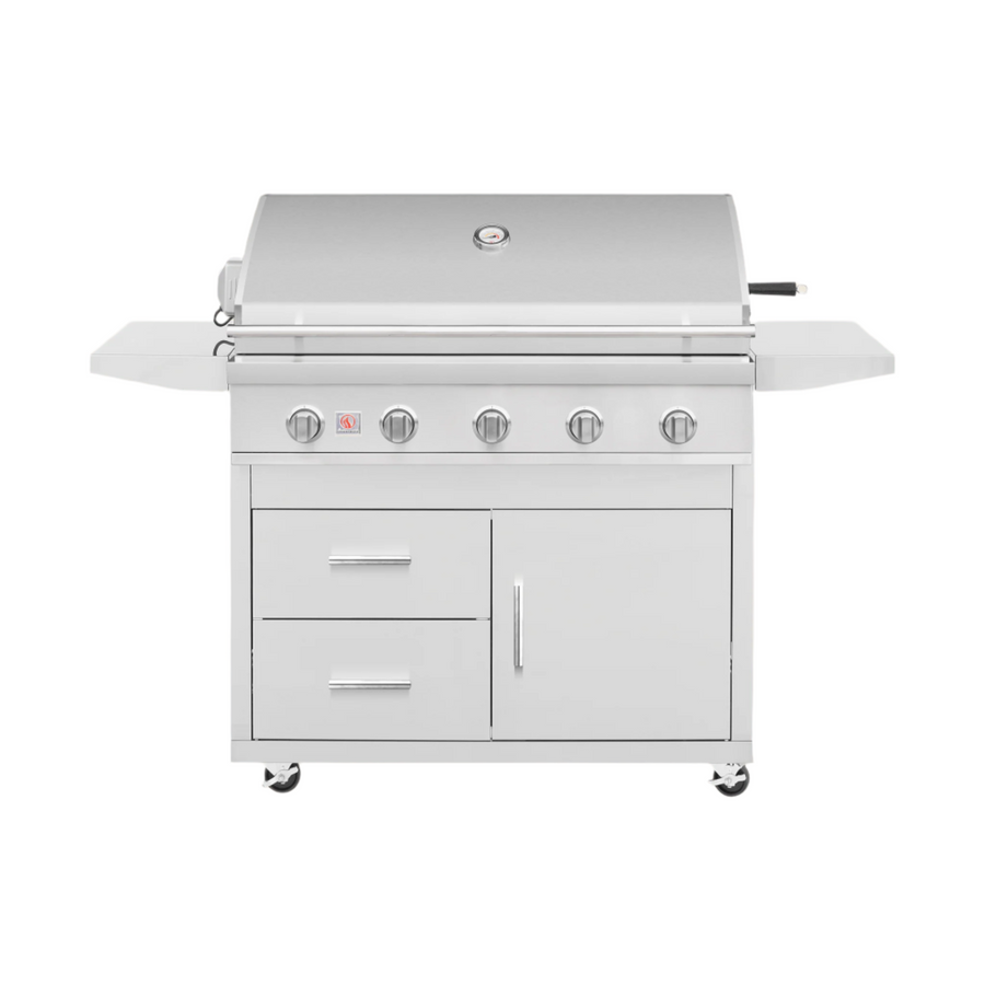 Summerset Grills Sizzler Pro Deluxe 40" Freestanding Grill Cart (CART ONLY)