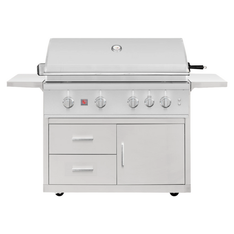 Summerset Grills TRL 38" Deluxe Freestanding Grill Cart (CART ONLY) — outdoor living product at Living Outdoorsy