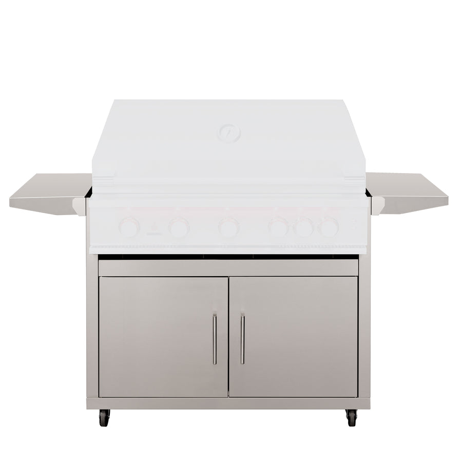TrueFlame 40" Freestanding 5 Burner Gas Grill Cart (Cart Only)