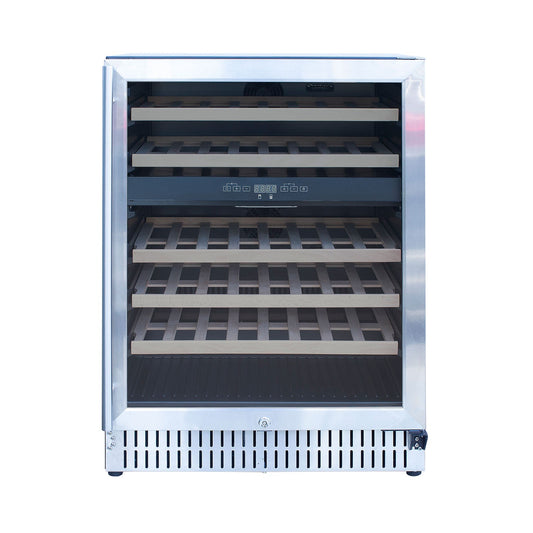 Summerset Grills 24" Outdoor Rated Dual Zone Wine Cooler (RFR-24WD)