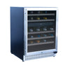 Summerset Grills 24" Outdoor Rated Dual Zone Wine Cooler (RFR-24WD) thumbnail