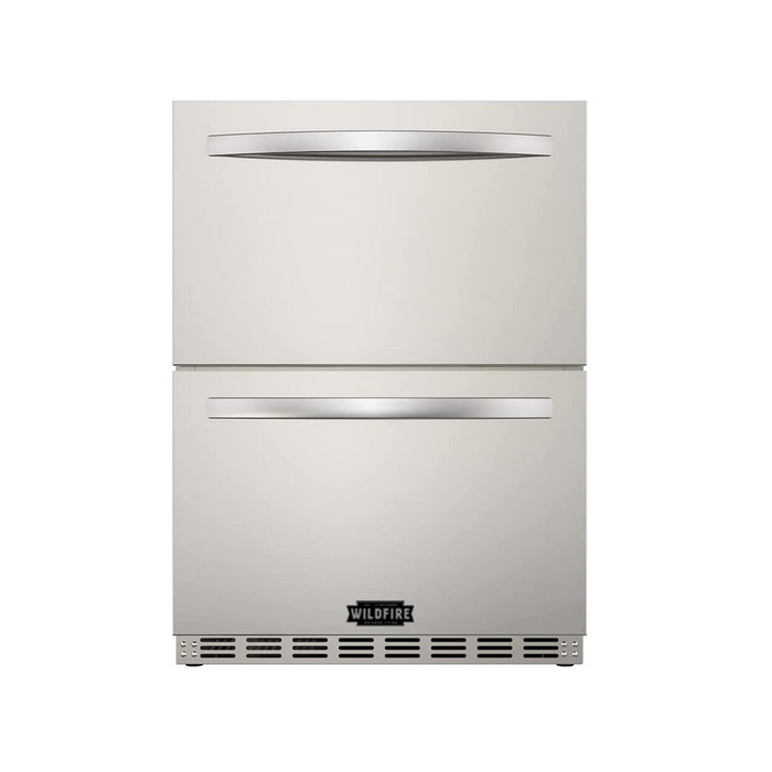 WildFire 24” DUAL DOOR Refrigerator (WFRDD-24)