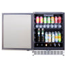 Summerset Grills 24" Outdoor Rated Refrigerator (RFR-24S-A) thumbnail