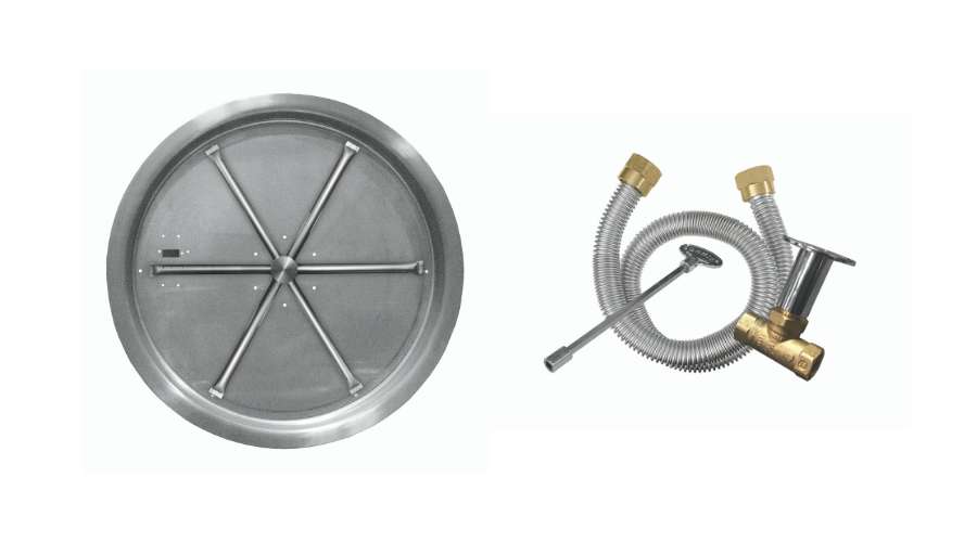 Firegear 19" Round DIP Match Throw Fire Pit (FPB-19RBSMT-N)