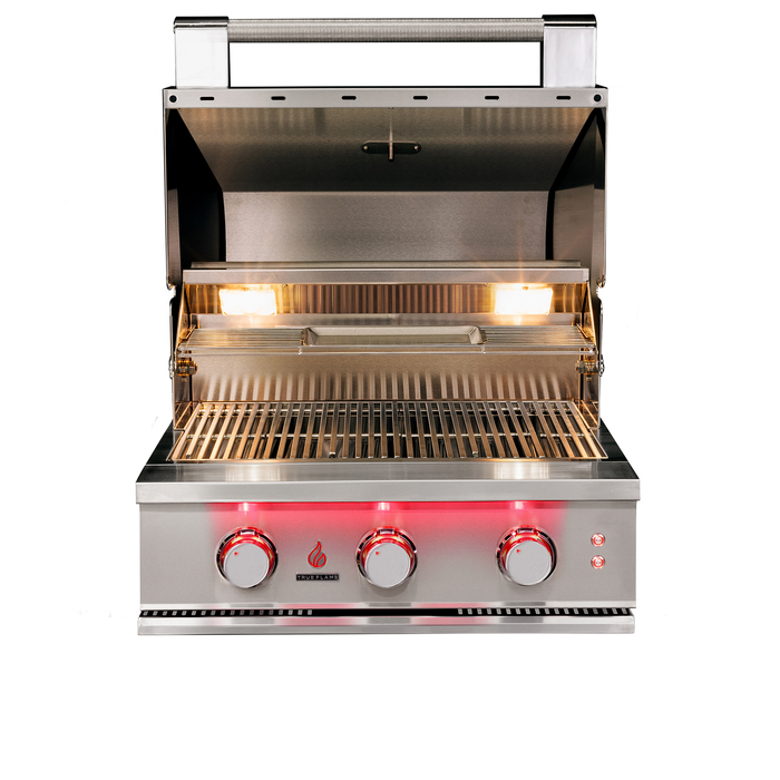 TrueFlame 25" 3 Burner Gas Grill