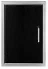 Wild Fire Vertical Single Door 20" x 27" in Black 304 Stainless Steel (WF-VSD2027-BSS)