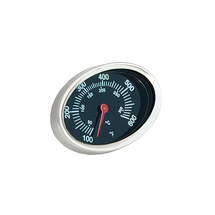 Summerset Black Oval Temp Gauge (600°F)