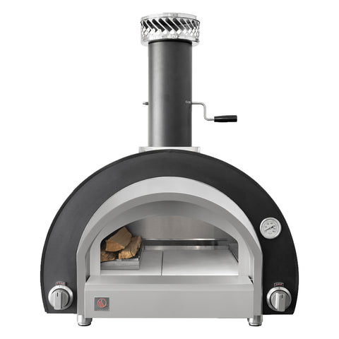 Summerset Hybrid Pizza Oven OV-HYB – Dual Fuel (Gas + Wood), 390 sq in Cooking Surface, 38 000 BTU — outdoor living product at Living Outdoorsy