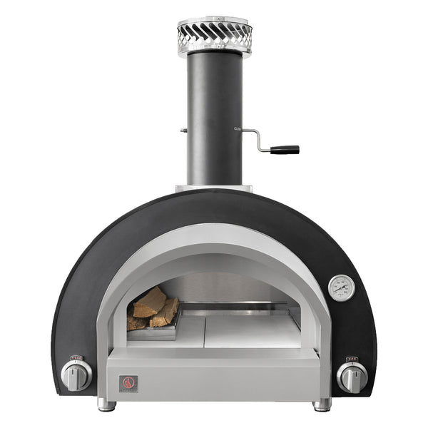 Summerset Hybrid Pizza Oven OV-HYB – Dual Fuel (Gas + Wood), 390 sq in Cooking Surface, 38 000 BTU — outdoor kitchen product at Living Outdoorsy