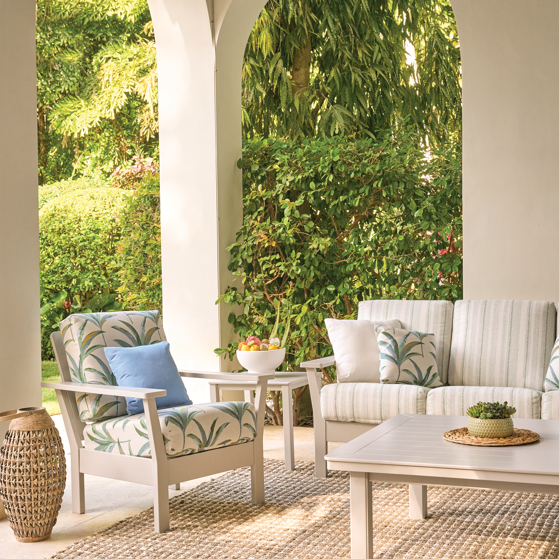 Telescope Casual Antero MGP Cushion Three-Seat Sofa – Deep Seating Outdoor Sofa