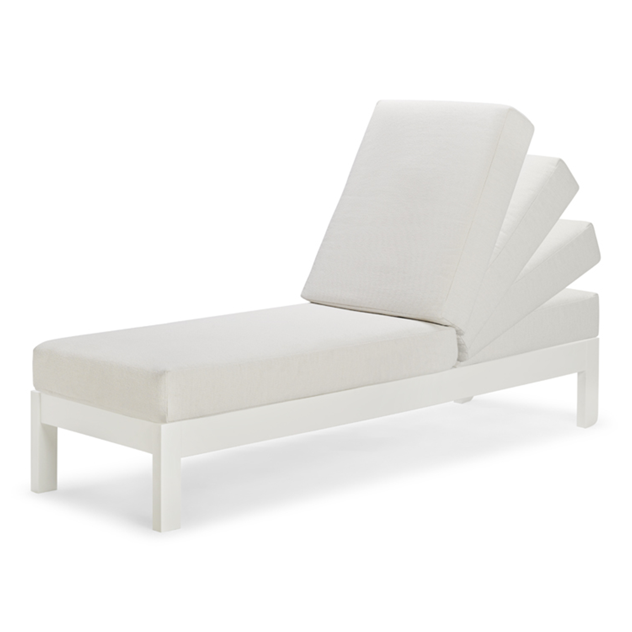 Telescope Casual Leeward MGP Cushion Three-Position Lay-Flat Armless Chaise
