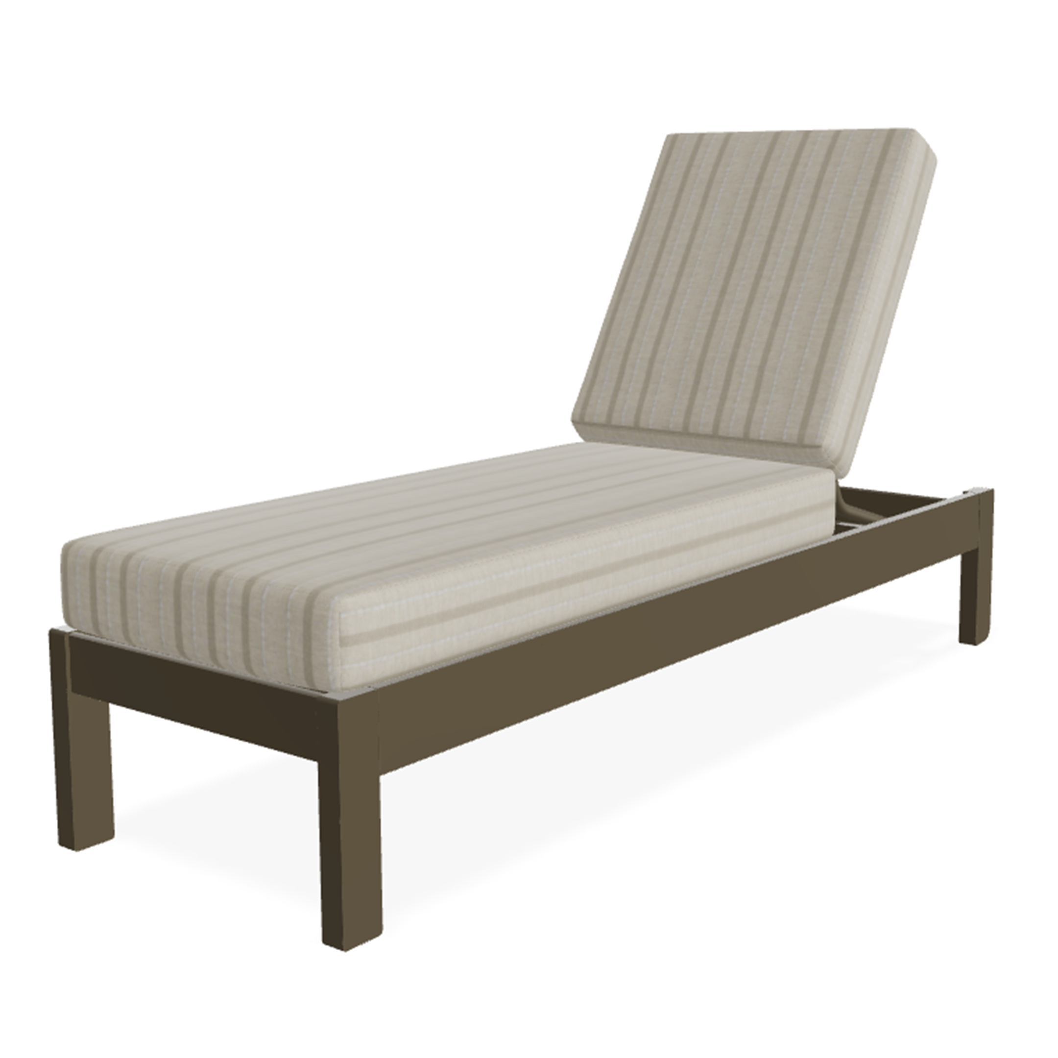 Telescope Casual Leeward MGP Cushion Three-Position Lay-Flat Armless Chaise