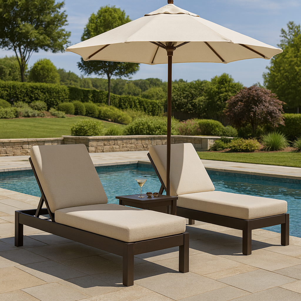 Telescope Casual Leeward MGP Cushion Three-Position Lay-Flat Armless Chaise