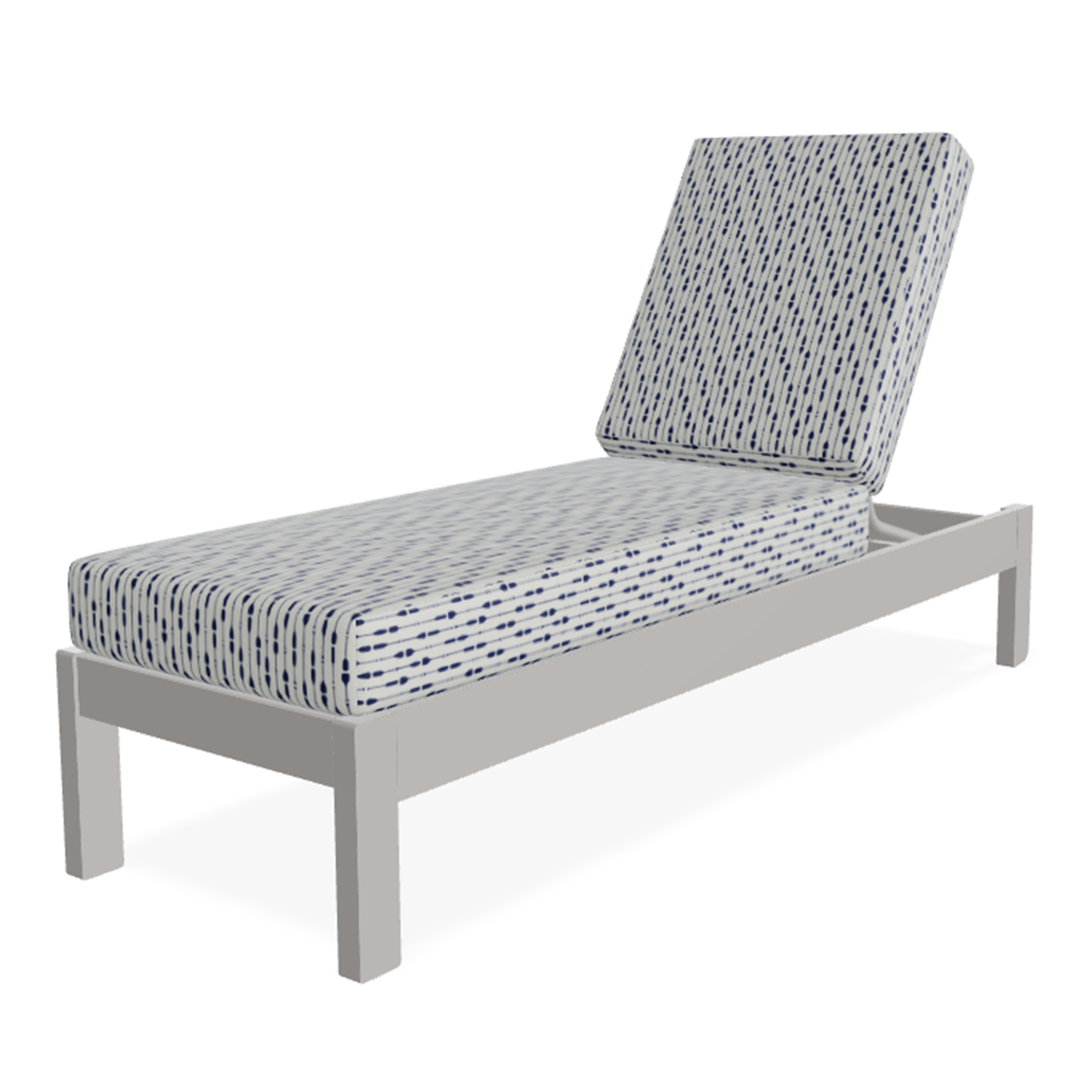 Telescope Casual Leeward MGP Cushion Three-Position Lay-Flat Armless Chaise