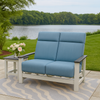 Telescope Casual Leeward Supreme Cushion Hidden Motion Loveseat with RG0 Cape Grey Rustic Polymer Arms thumbnail