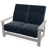 Telescope Casual Leeward Supreme Cushion Hidden Motion Loveseat with RL0 Laguna Rustic Polymer Arms thumbnail