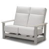 Telescope Casual Leeward Supreme Cushion Hidden Motion Loveseat with RG0 Cape Grey Rustic Polymer Arms thumbnail