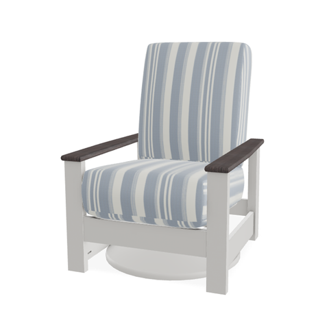 Telescope Casual Leeward Cushion Swivel Hidden Rocker – RX0 Boardwalk Rustic Polymer Arms