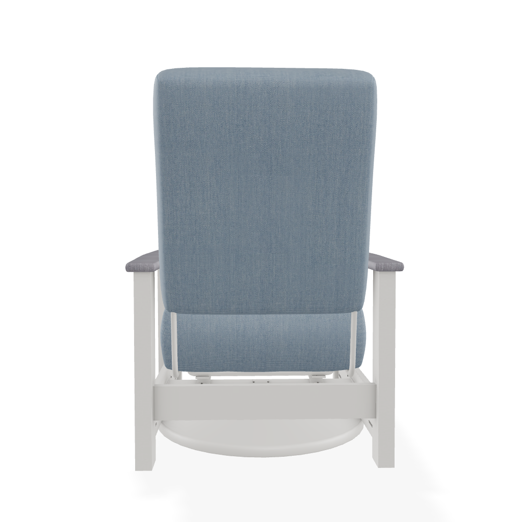 Telescope Casual Leeward Cushion Swivel Hidden Rocker – RG0 Cape Grey Rustic Polymer Arms
