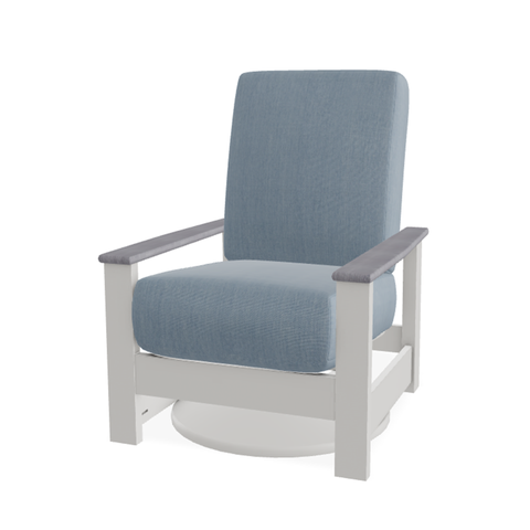 Telescope Casual Leeward Cushion Swivel Hidden Rocker – RG0 Cape Grey Rustic Polymer Arms