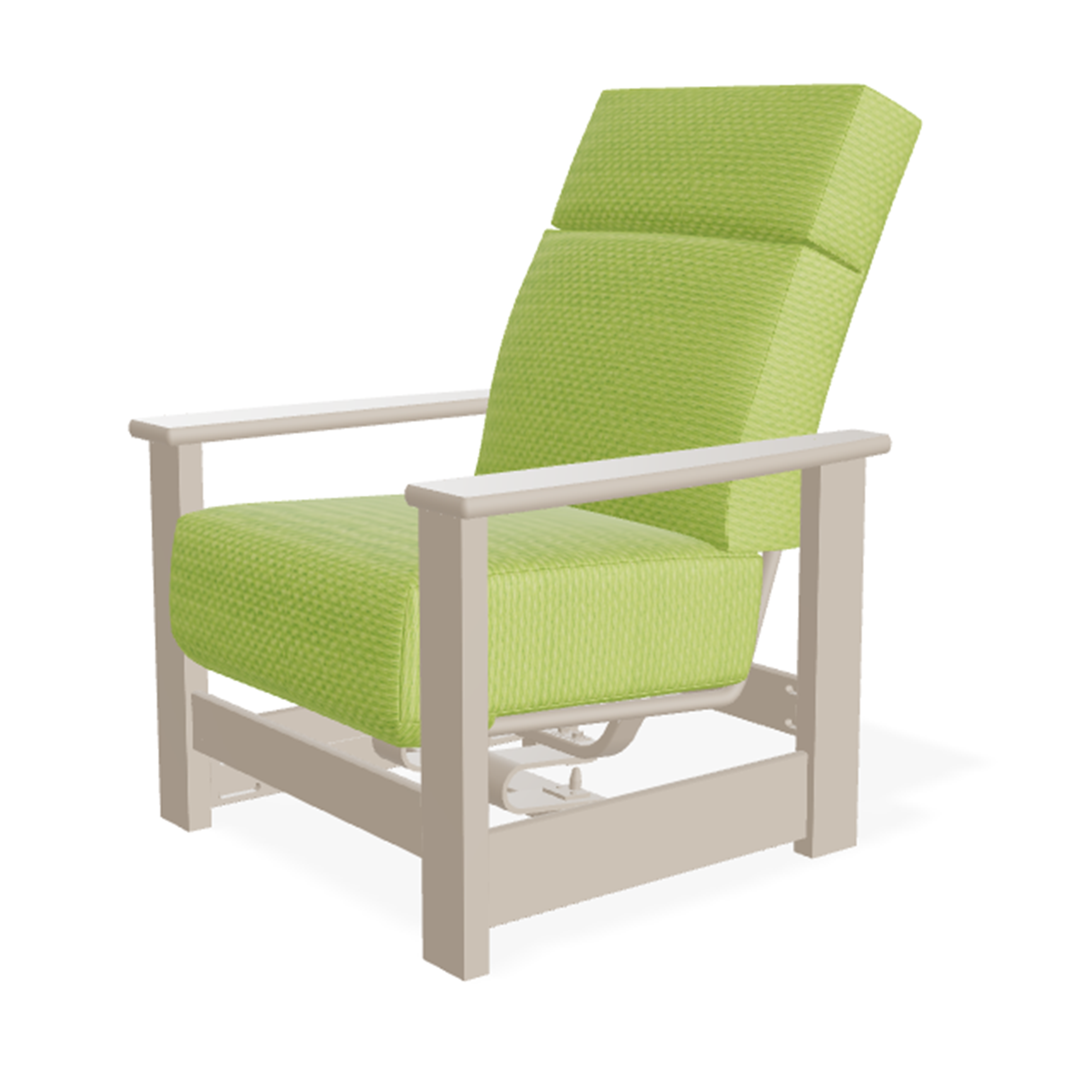 Leeward Supreme Hidden Motion Arm Chair w/ MGP Arms – High-Back Cushion Garden Chair - HUGE Selection of Fabric Options