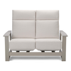 Telescope Leeward MGP Cushion Supreme Hidden Motion Loveseat w/ MGP Arms – 2-Seat Weather-Proof Relaxer thumbnail