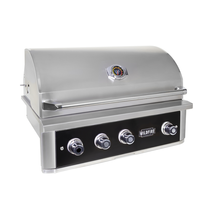 WildFire RANCH PRO 36” GAS GRILL BLACK FRONT PANEL 304 BSS (WFPRO36G-BSS)