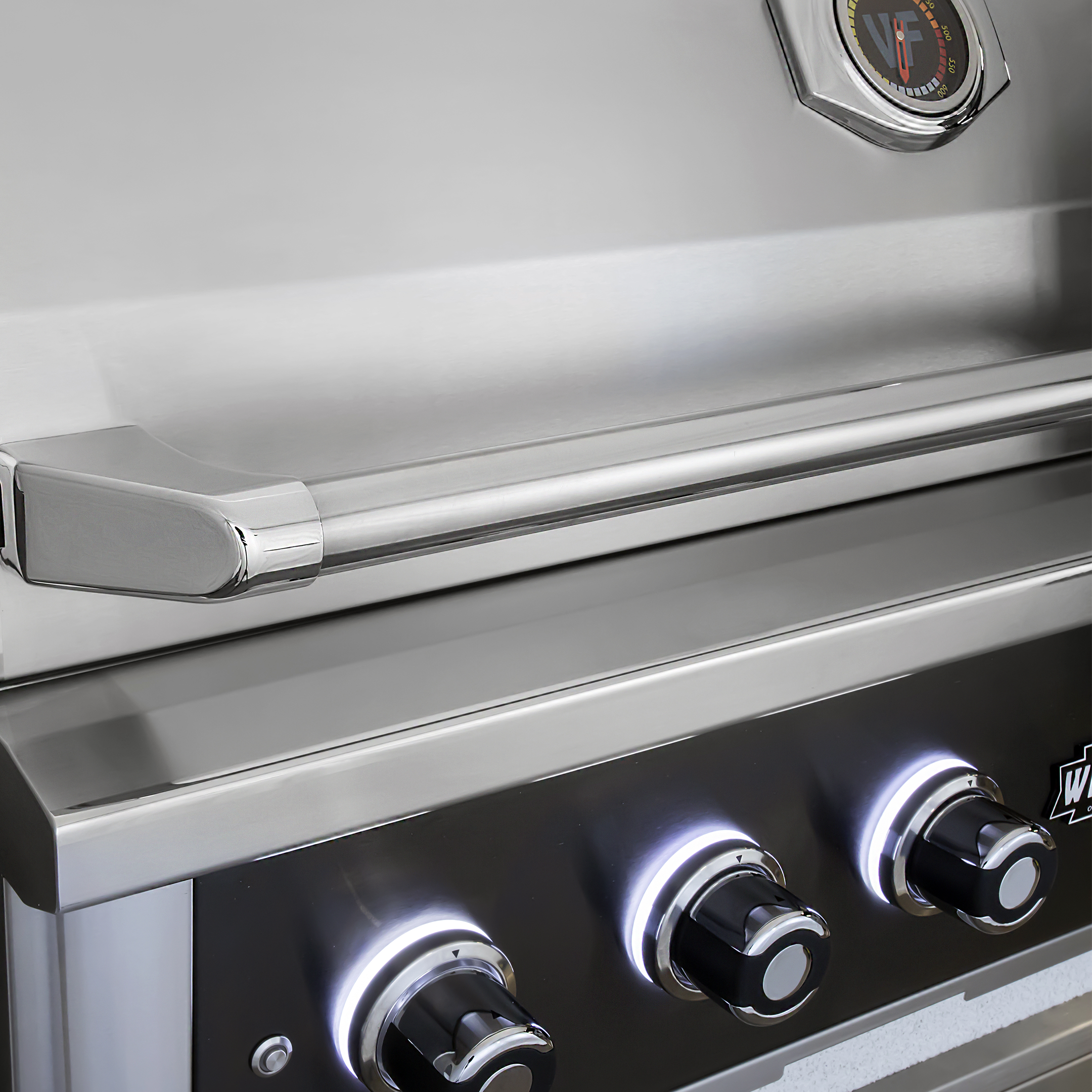 WildFire RANCH PRO 30” BLACK FRONT PANEL 304 STAINLESS STEEL GAS GRILL (WFPRO30G-BSS)