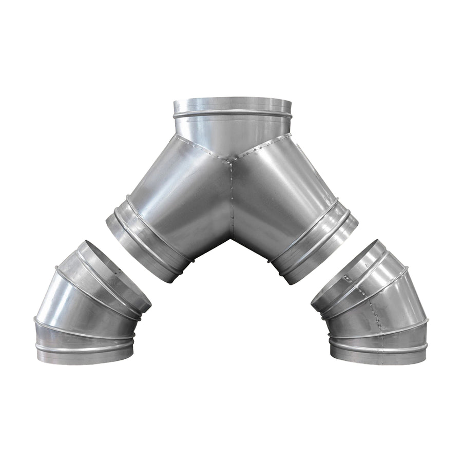 Summerset 10" Wye Duct Fitting for 2-Series Outdoor Vent Hoods