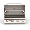 Living Outdoorsy 8' Complete Outdoor Kitchen Island - Bull Outlaw 30" Grill Package | White Stucco & Black Granite Countertop thumbnail