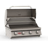 Living Outdoorsy 6' Complete Outdoor Kitchen Island - Bull Outlaw 30" Grill Package | Warm Sand Stucco & Travertine Tile Countertop thumbnail