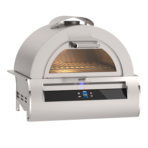 FireMagic Echelon Built-In Pizza Oven 5660 – High-Performance 36,000 BTU Digital Touchscreen 18″ × 18″ Stone — outdoor living product at Living Outdoorsy