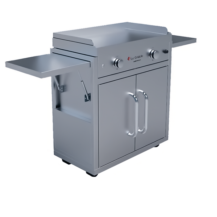 Le Griddle “The Ranch Hand” Freestanding Gas Griddle GFE75 CK – Dual 18,000 BTU U-Burners, 304 Stainless Steel, 30″ Cooking Surface