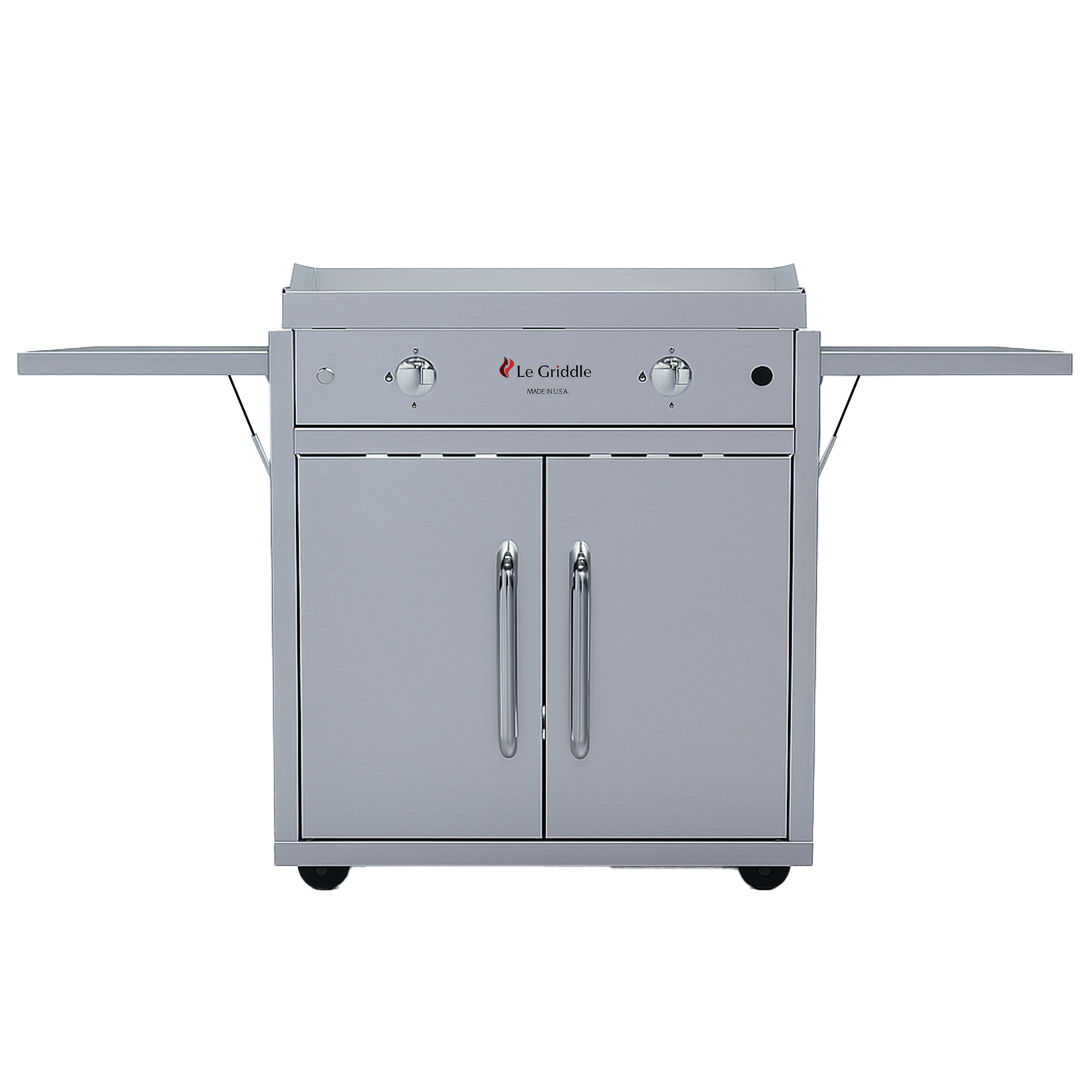 Le Griddle “The Ranch Hand” Freestanding Gas Griddle GFE75 CK – Dual 18,000 BTU U-Burners, 304 Stainless Steel, 30″ Cooking Surface