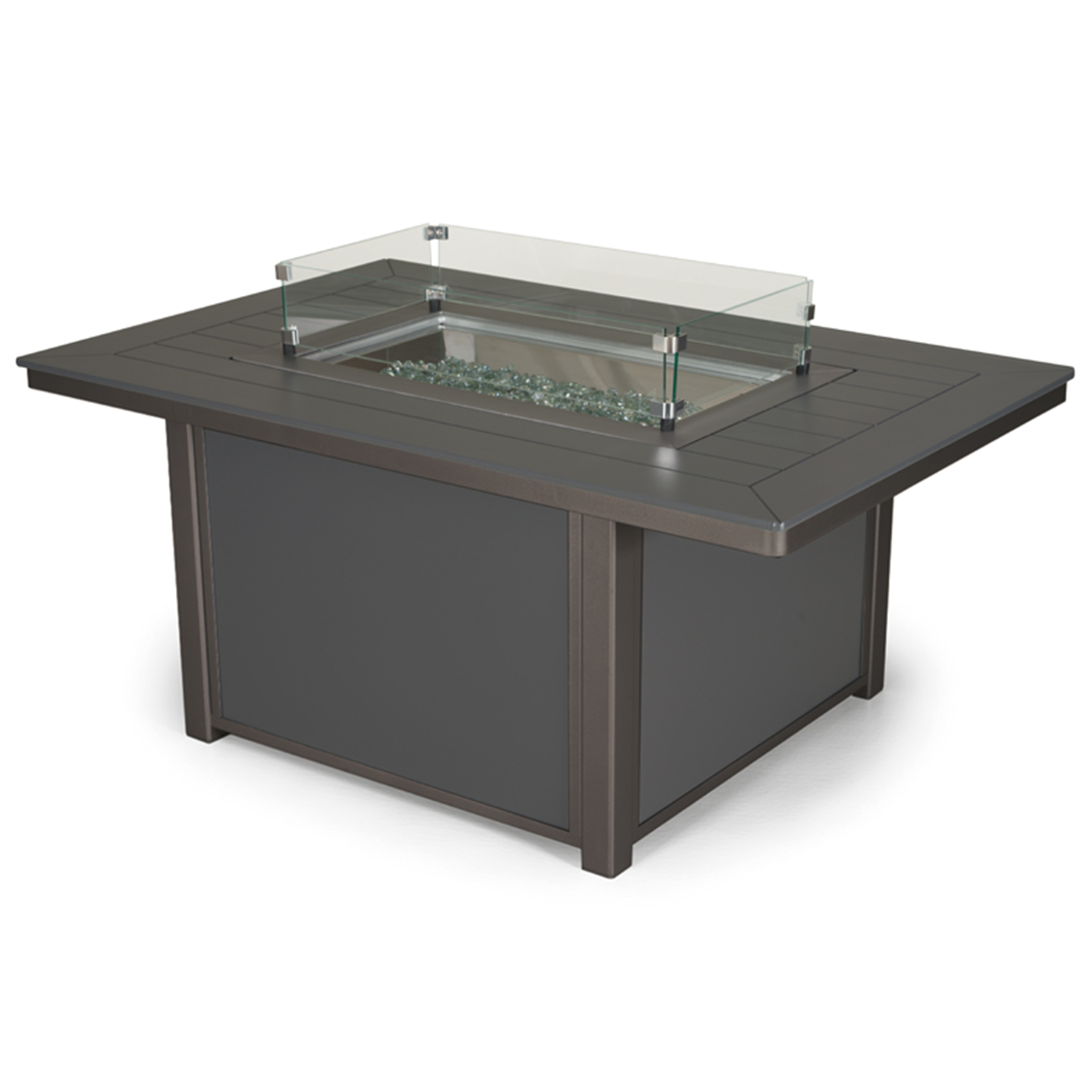 Telescope Casual 36″ x 54″ Rectangular MGP Top Fire Table – All-Weather Marine-Grade Polymer Outdoor Fire Table