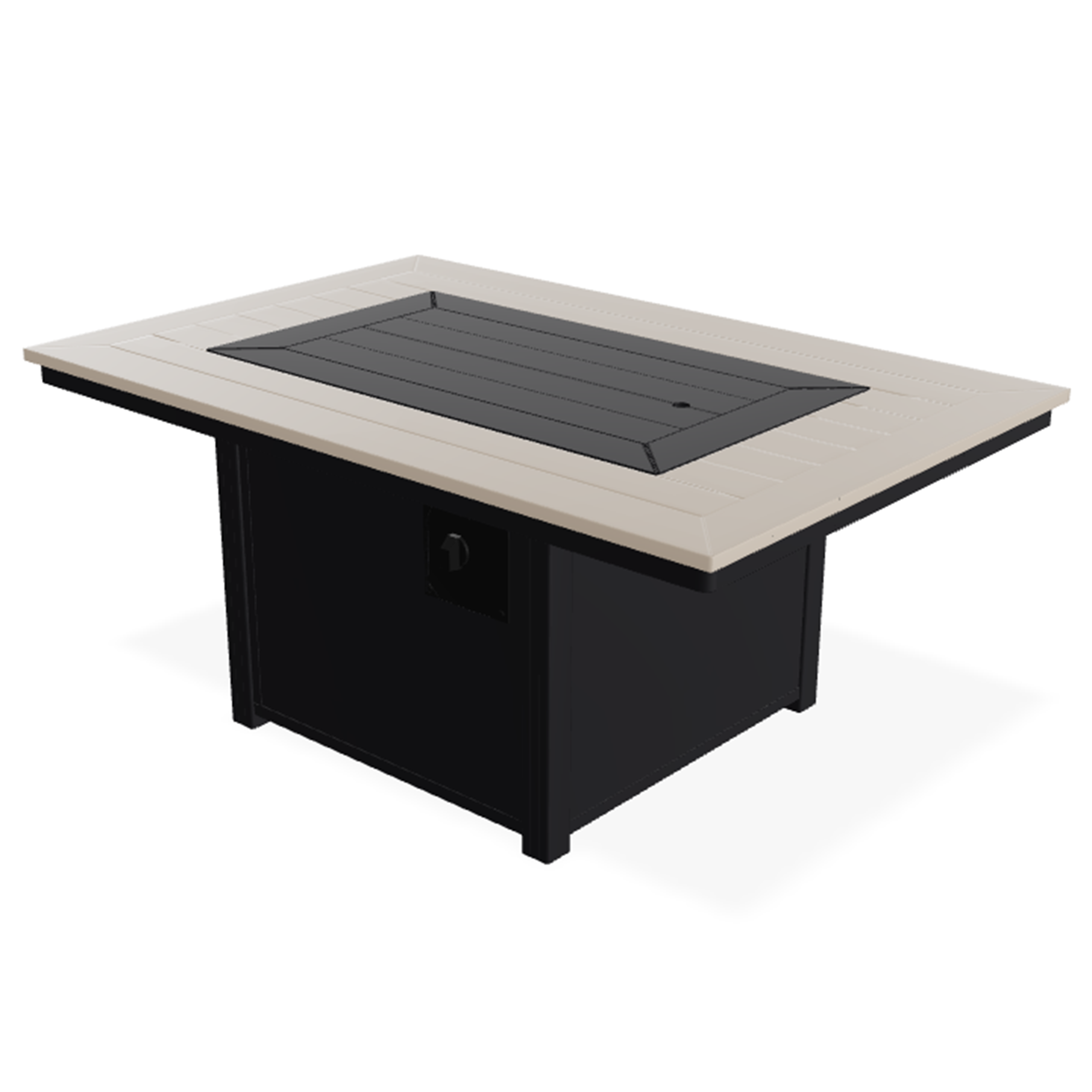 Telescope Casual 36″ x 54″ Rectangular MGP Top Fire Table – All-Weather Marine-Grade Polymer Outdoor Fire Table