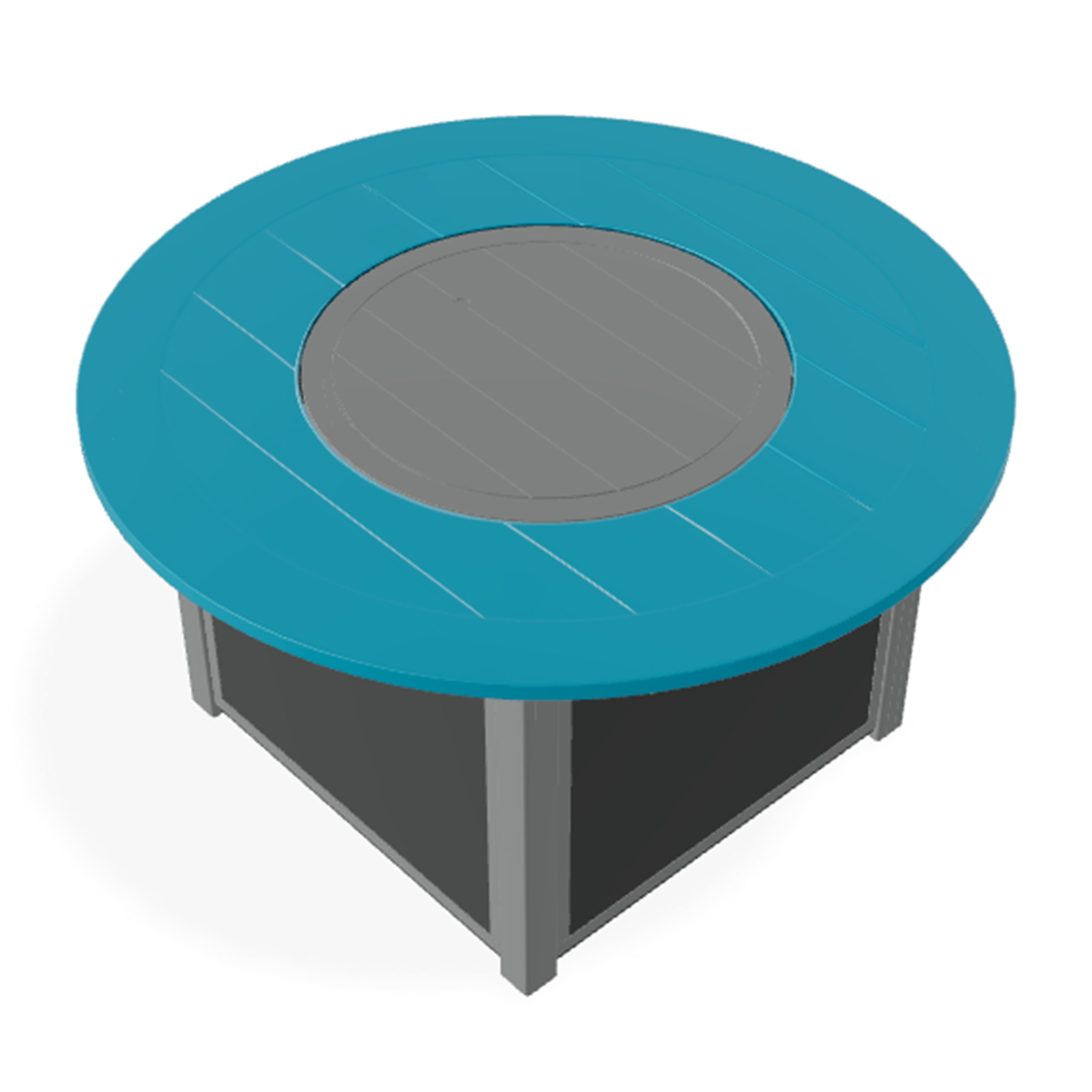 Telescope Casual 42″ Round MGP Top Fire Table – Marine-Grade Polymer Outdoor Fire Table