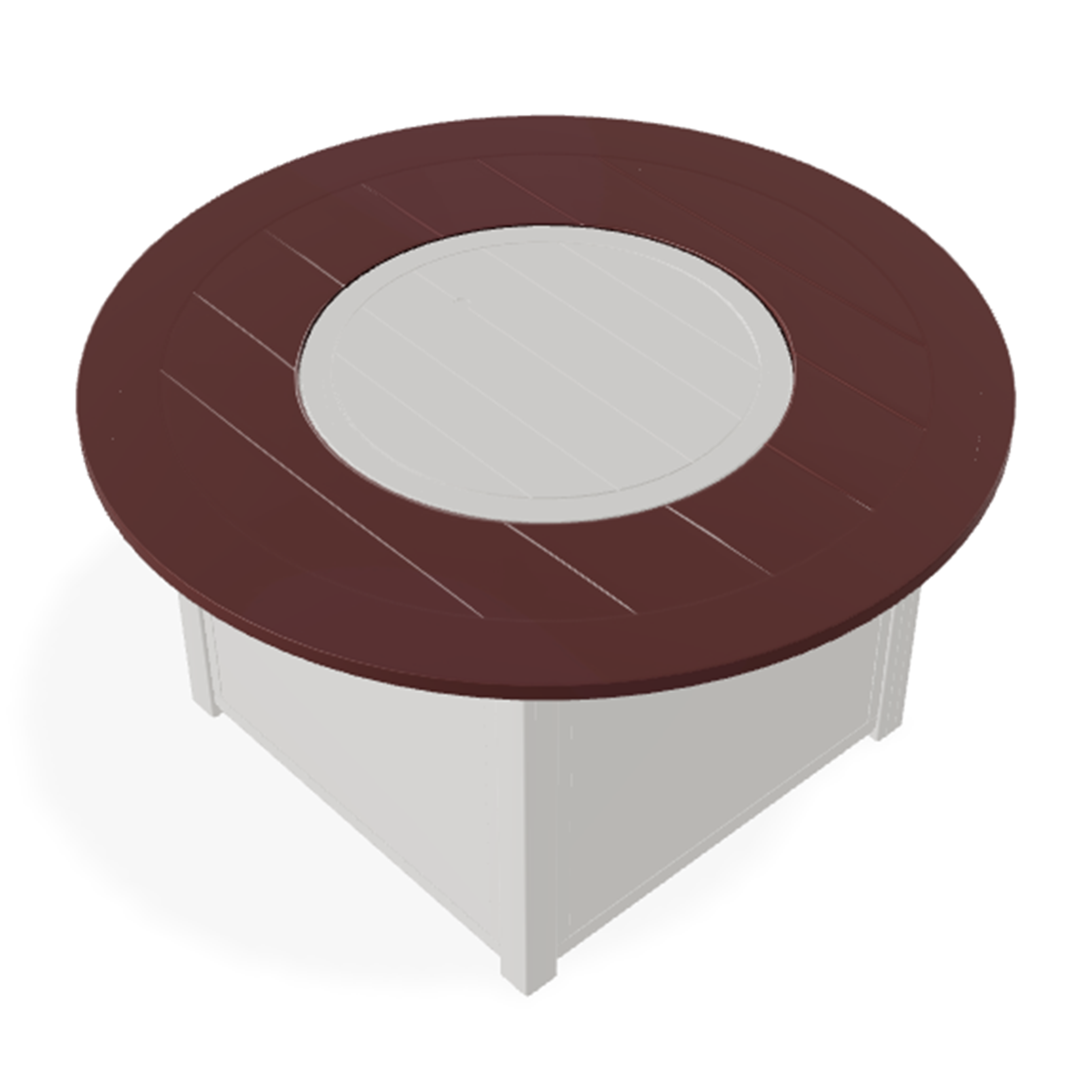 Telescope Casual 42″ Round MGP Top Fire Table – Marine-Grade Polymer Outdoor Fire Table