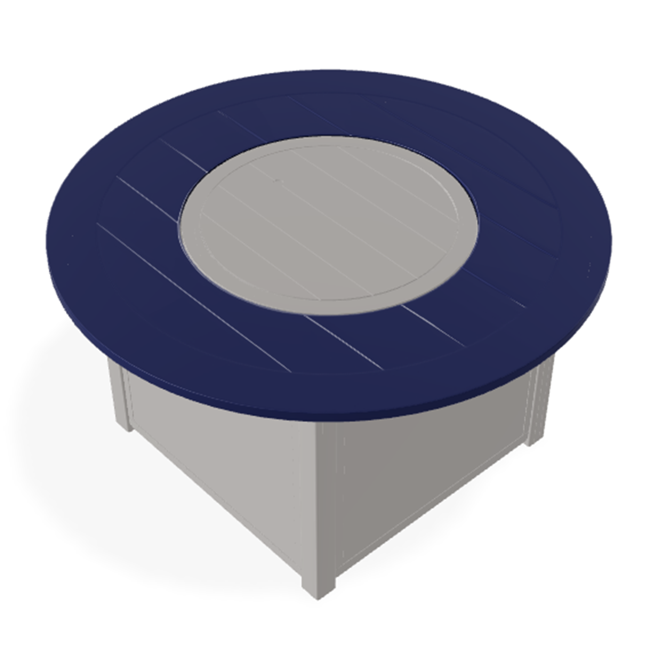 Telescope Casual 42″ Round MGP Top Fire Table – Marine-Grade Polymer Outdoor Fire Table