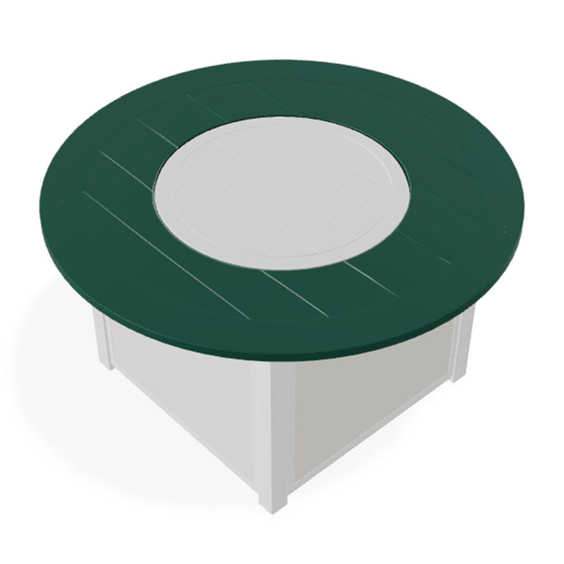 Telescope Casual 42″ Round MGP Top Fire Table – Marine-Grade Polymer Outdoor Fire Table