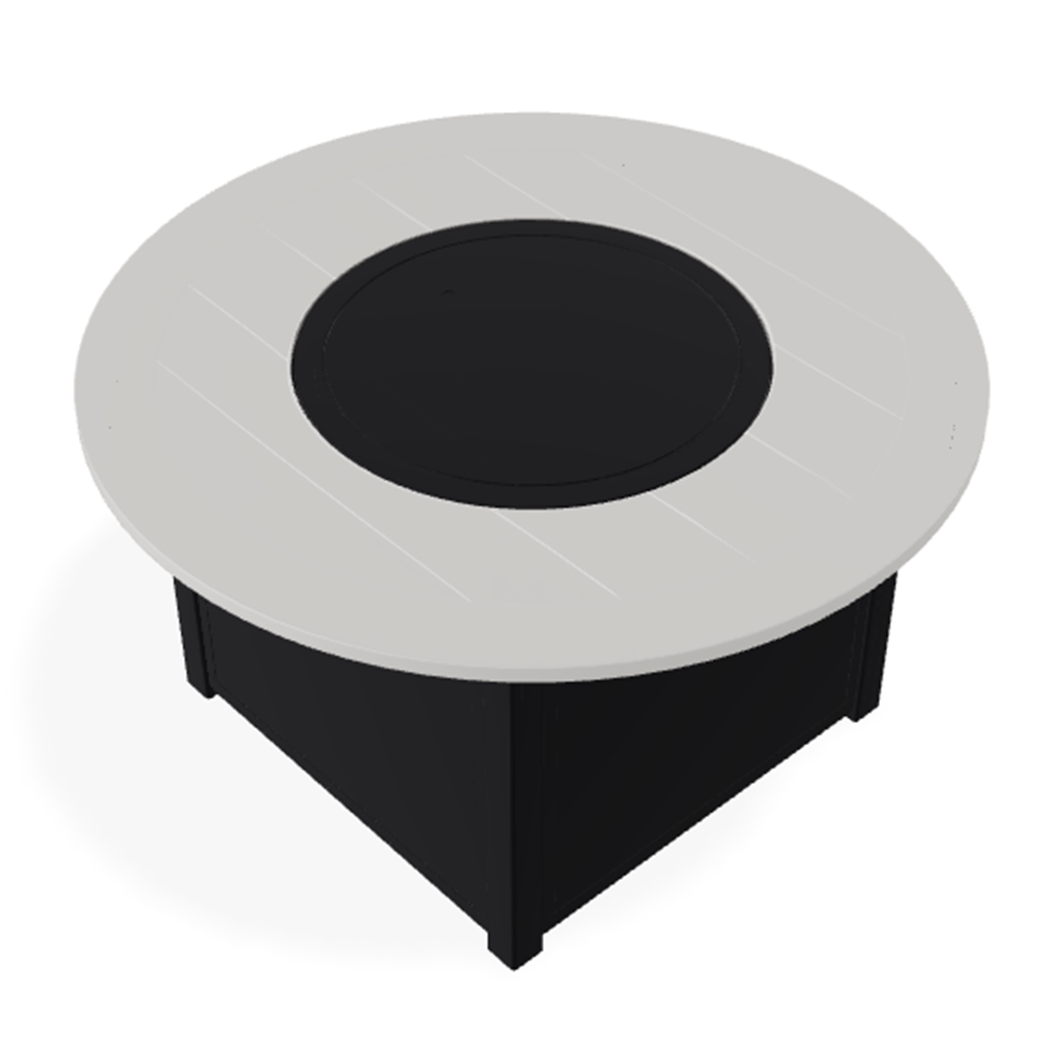 Telescope Casual 42″ Round MGP Top Fire Table – Marine-Grade Polymer Outdoor Fire Table