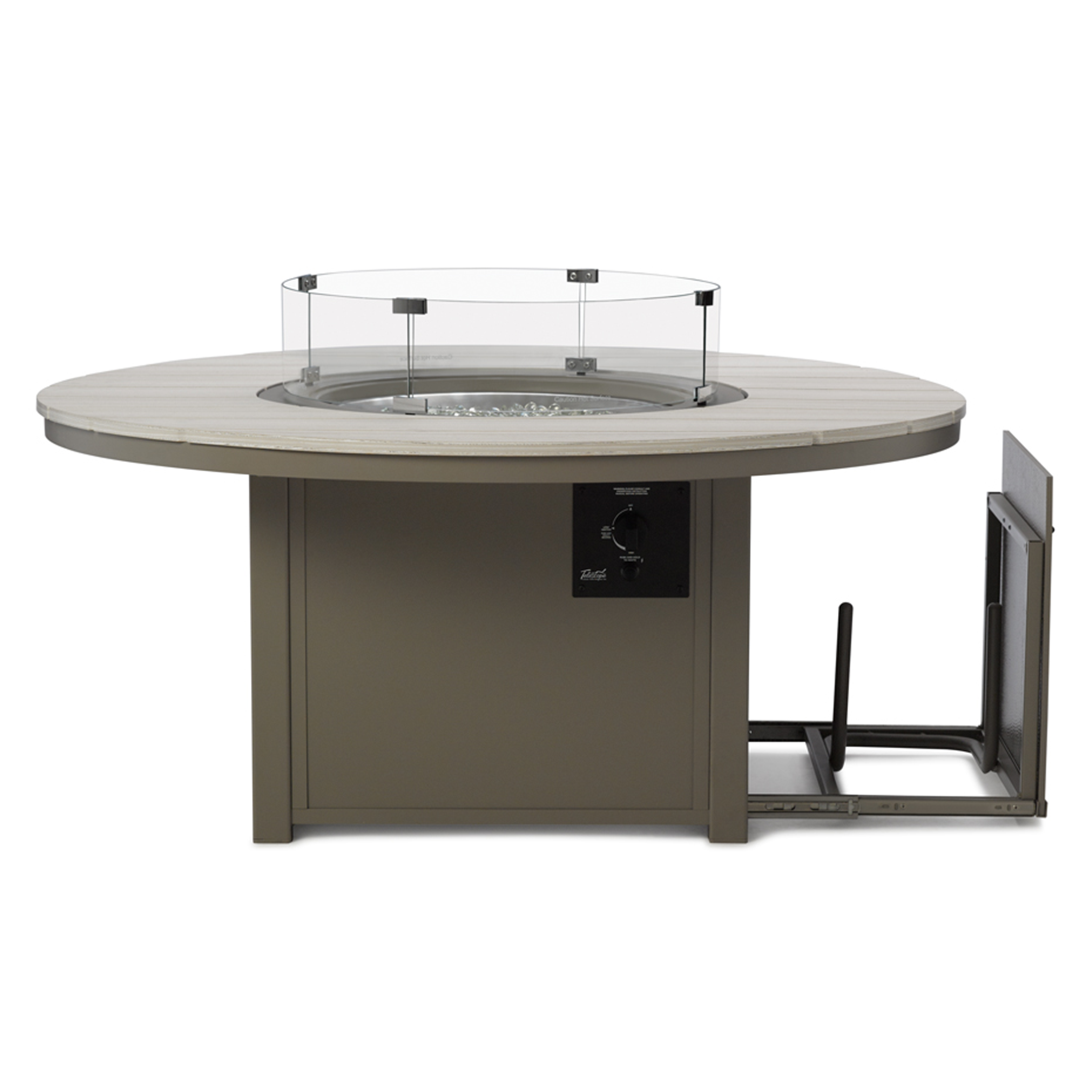 Telescope Casual 42″ Round MGP Top Fire Table – Marine-Grade Polymer Outdoor Fire Table