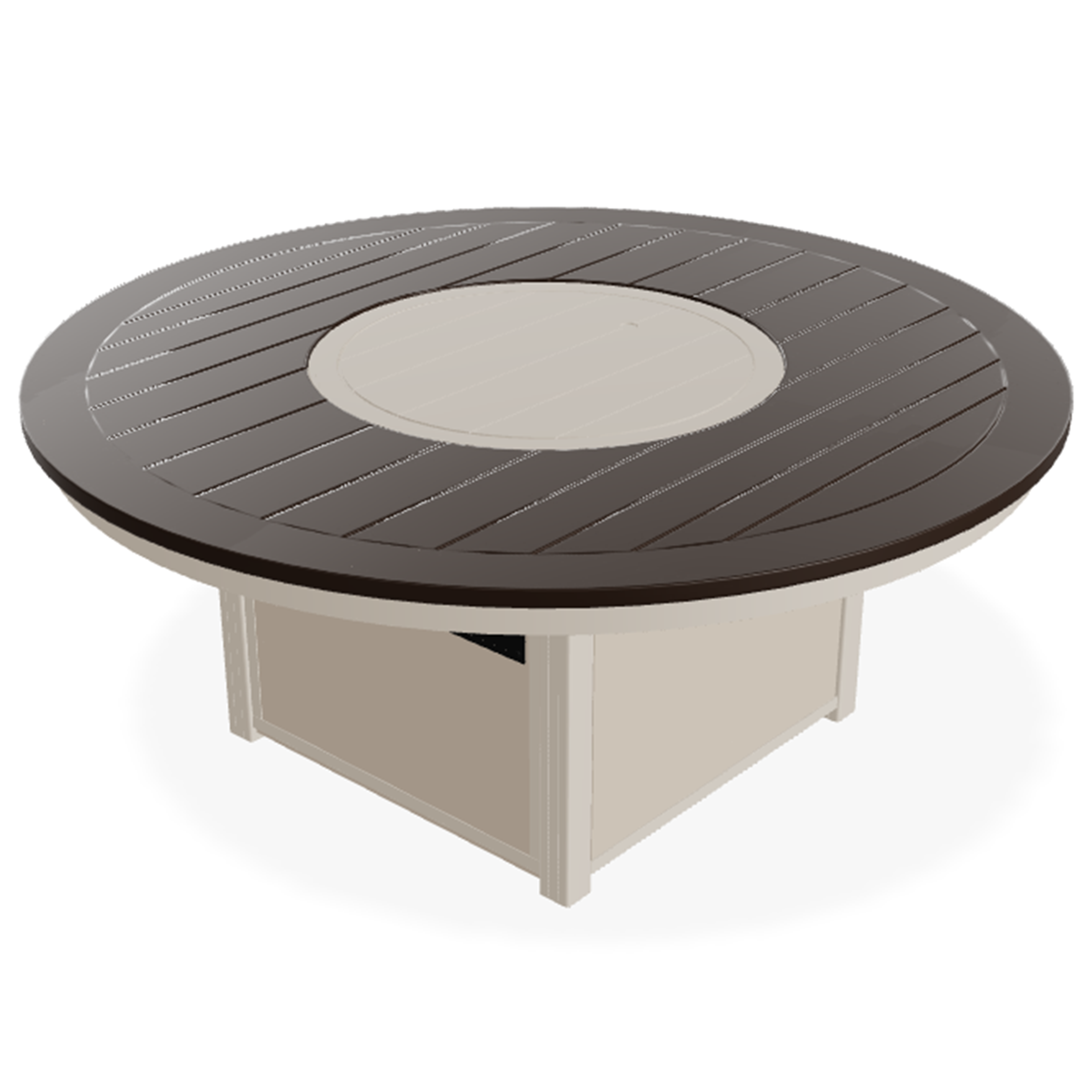 Telescope Casual 54″ Round MGP Top Fire Table – Large Marine-Grade Polymer Outdoor Fire Table