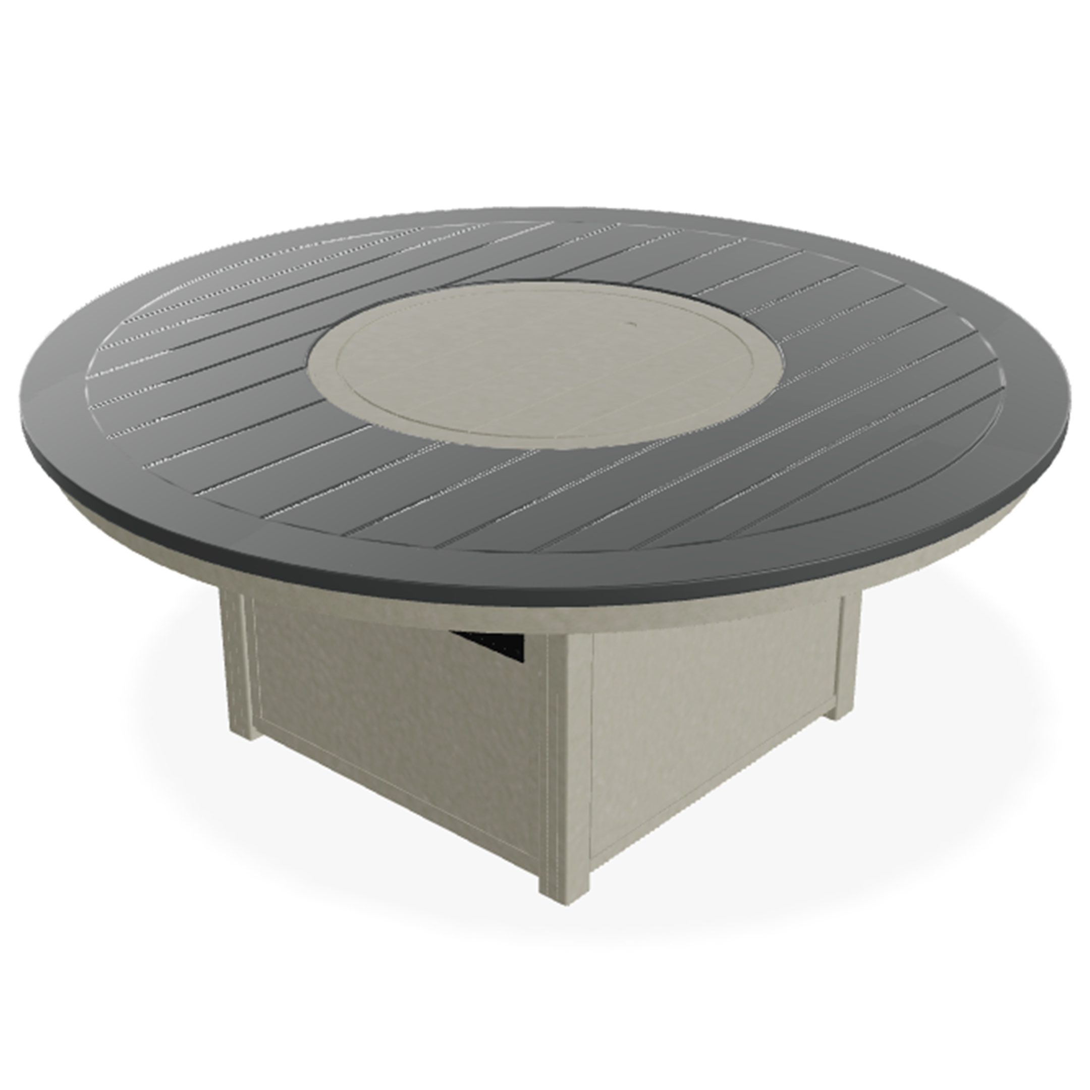 Telescope Casual 54″ Round MGP Top Fire Table – Large Marine-Grade Polymer Outdoor Fire Table