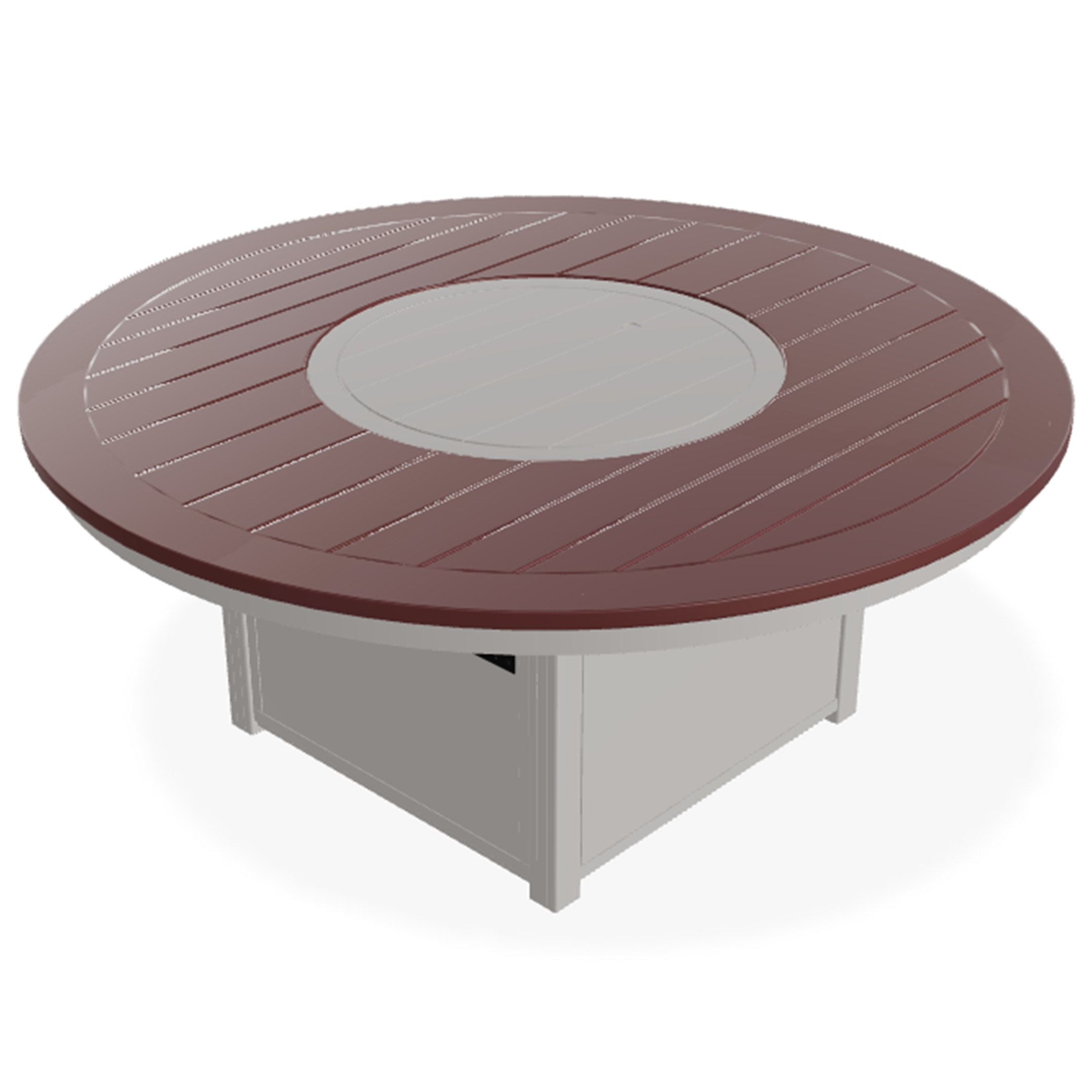 Telescope Casual 54″ Round MGP Top Fire Table – Large Marine-Grade Polymer Outdoor Fire Table