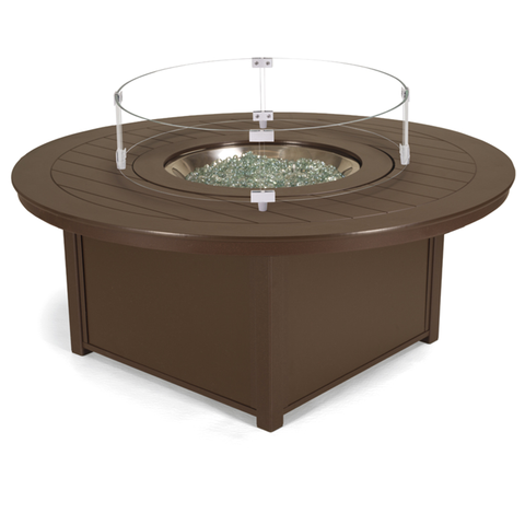 Telescope Casual 54″ Round MGP Top Fire Table – Large Marine-Grade Polymer Outdoor Fire Table — outdoor living product at Living Outdoorsy