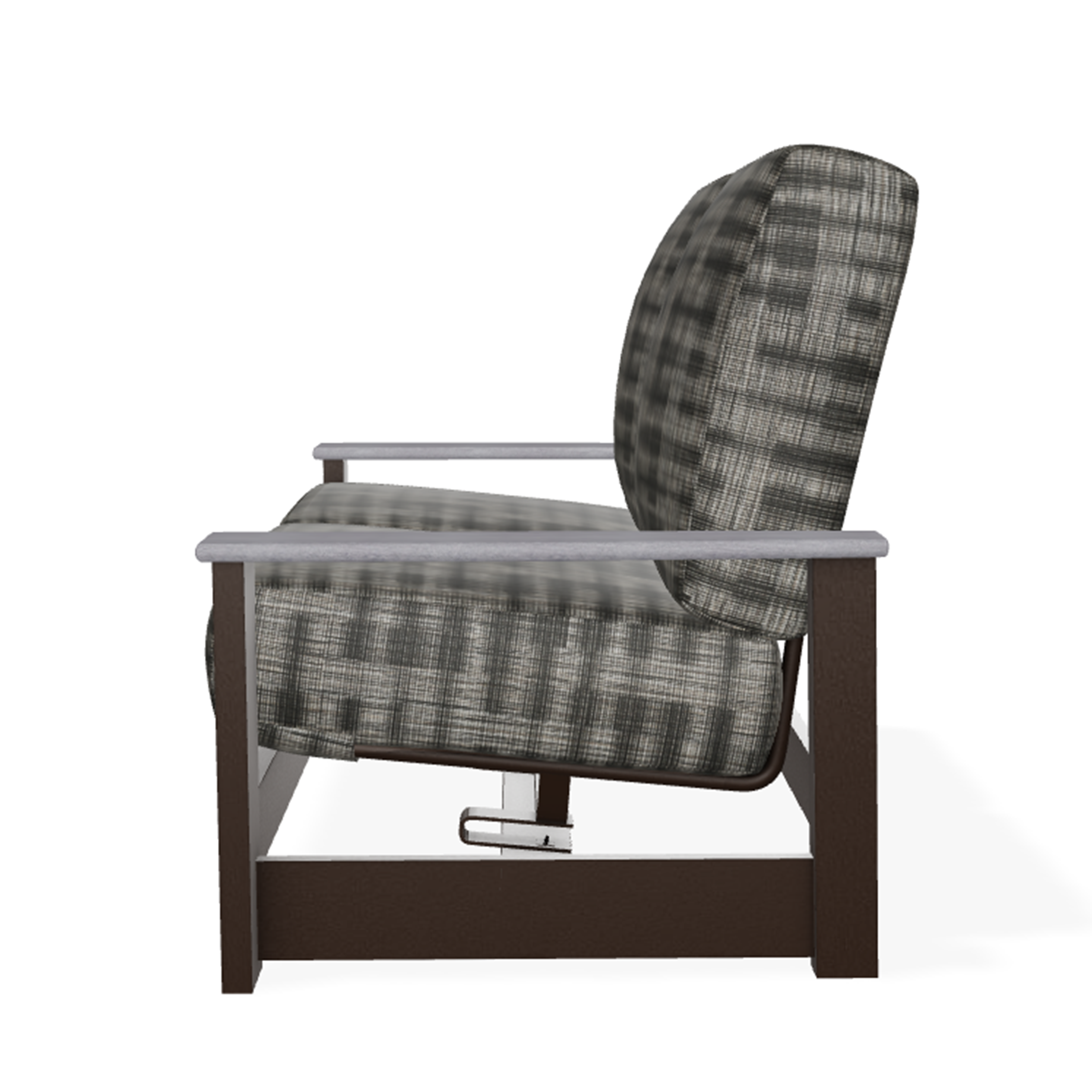 Telescope Casual Leeward Cushion Hidden Motion Loveseat – RG0 Cape Grey Rustic Polymer Arms