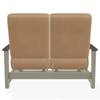 Telescope Casual Leeward Cushion Hidden Motion Loveseat – RX0 Boardwalk Rustic Polymer Arms thumbnail